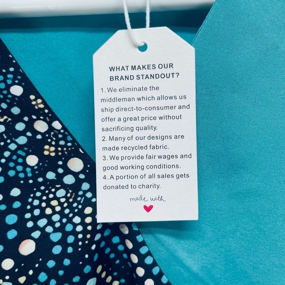 Women’s Casual Dress Long Sleeved Blouse Multicolor Size Small - Picture 6 of 9